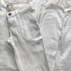 White Hollister Skinny Jeans